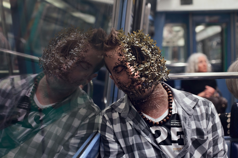 Illustration for article titled Creepy photoshopped portraits of human-plant hybrids